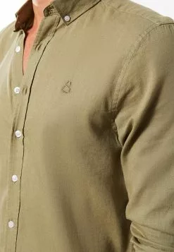 LC WAIKIKI Regular Fit Long Sleeve Linen Men's Shirt -LC WAIKIKI popular shop lc waikiki 8834 3584036 4