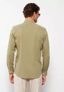 LC WAIKIKI Regular Fit Long Sleeve Linen Men's Shirt -LC WAIKIKI popular shop lc waikiki 8834 3584036 5