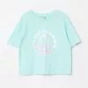 LC WAIKIKI Crew Neck Printed Short Sleeve Cotton Girls T-Shirt -LC WAIKIKI popular shop lc waikiki 8837 8092036 1