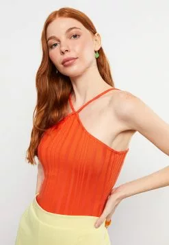 LC WAIKIKI Halter Neck Straight Strap Women's Snap Fastener Body -LC WAIKIKI popular shop lc waikiki 8838 1267626 3