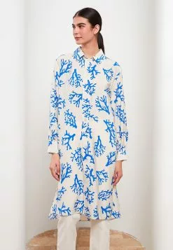 LC WAIKIKI Long Sleeve Women's Tunic With Shirt Collar Pattern -LC WAIKIKI popular shop lc waikiki 8846 5084036 2