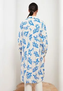 LC WAIKIKI Long Sleeve Women's Tunic With Shirt Collar Pattern -LC WAIKIKI popular shop lc waikiki 8847 5084036 5