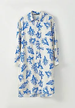 LC WAIKIKI Long Sleeve Women's Tunic With Shirt Collar Pattern -LC WAIKIKI popular shop lc waikiki 8847 5084036 6