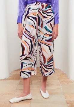 LC WAIKIKI Patterned Viscose Women Capri -LC WAIKIKI popular shop lc waikiki 8864 6484036 4