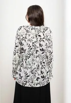 LC WAIKIKI Turtle Neck Floral Long Sleeve Viscose Women's Blouse -LC WAIKIKI popular shop lc waikiki 8866 8084036 3