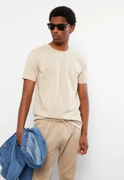 LC WAIKIKI Crew Neck Short Sleeve Basic Combed Cotton Men's T-Shirt