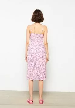 LC WAIKIKI Heart Collar Floral Strap Viscose Women's Dress -LC WAIKIKI popular shop lc waikiki 8877 8784036 5