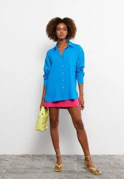 LC WAIKIKI Front Button Closure Straight Long Sleeve Women's Shirt -LC WAIKIKI popular shop lc waikiki 8878 2084036 2