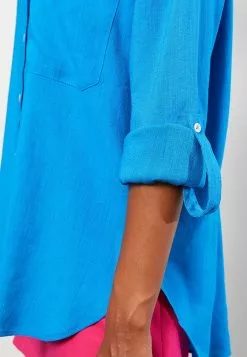 LC WAIKIKI Front Button Closure Straight Long Sleeve Women's Shirt -LC WAIKIKI popular shop lc waikiki 8878 2084036 3