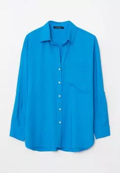 LC WAIKIKI Front Button Closure Straight Long Sleeve Women's Shirt -LC WAIKIKI popular shop lc waikiki 8879 2084036 6