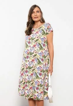 LC WAIKIKI Crew Neck Patterned Sleeveless Women's Dress -LC WAIKIKI popular shop lc waikiki 8881 2567626 3