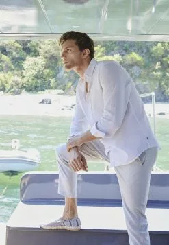 LC WAIKIKI Standard Fit Linen Men's Trousers -LC WAIKIKI popular shop lc waikiki 8884 5484036 4