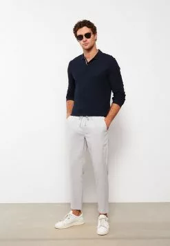 LC WAIKIKI Standard Fit Linen Men's Trousers -LC WAIKIKI popular shop lc waikiki 8884 5484036 5