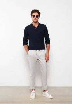 LC WAIKIKI Standard Fit Linen Men's Trousers -LC WAIKIKI popular shop lc waikiki 8884 5484036 6
