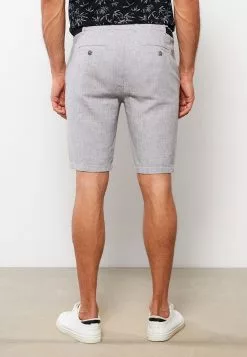 LC WAIKIKI Slim Fit Linen Men's Shorts -LC WAIKIKI popular shop lc waikiki 8886 5284036 5