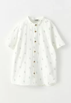 LC WAIKIKI Judge Collar Patterned Short Sleeve Boy Shirt