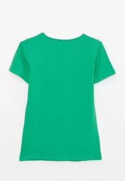 LC WAIKIKI V Neck Straight Short Sleeve Women T-Shirt -LC WAIKIKI popular shop lc waikiki 8895 4047626 2