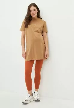 LC WAIKIKI Crew Neck Slogan Printed Short Sleeve Maternity Tunic -LC WAIKIKI popular shop lc waikiki 8895 8384036 3