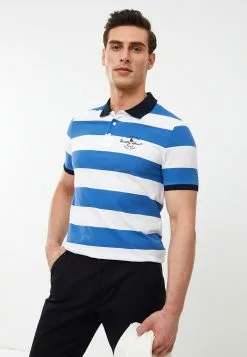 LC WAIKIKI Polo Neck Short Sleeve Striped Men's T-Shirt -LC WAIKIKI popular shop lc waikiki 8901 8094036 3
