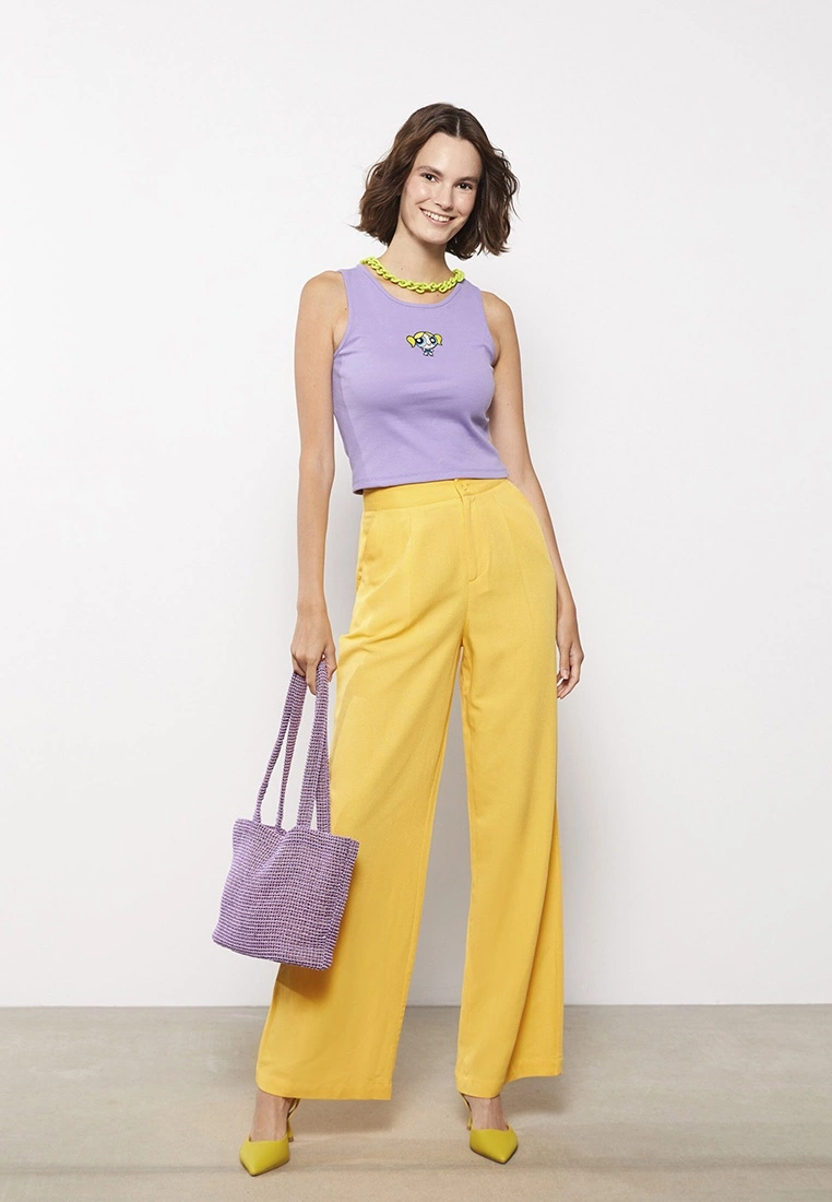 LC WAIKIKI Crew Neck Powerpuff Girl Embroidered Women's Athlete 5 LC WAIKIKI Crew Neck Powerpuff Girl Embroidered Women's Athlete - Image 3