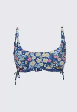 LC WAIKIKI Women's U-Neck Floral Bikini Top