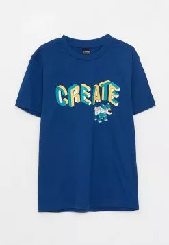 LC WAIKIKI Crew Neck Printed Short Sleeve Cotton Boy T-Shirt