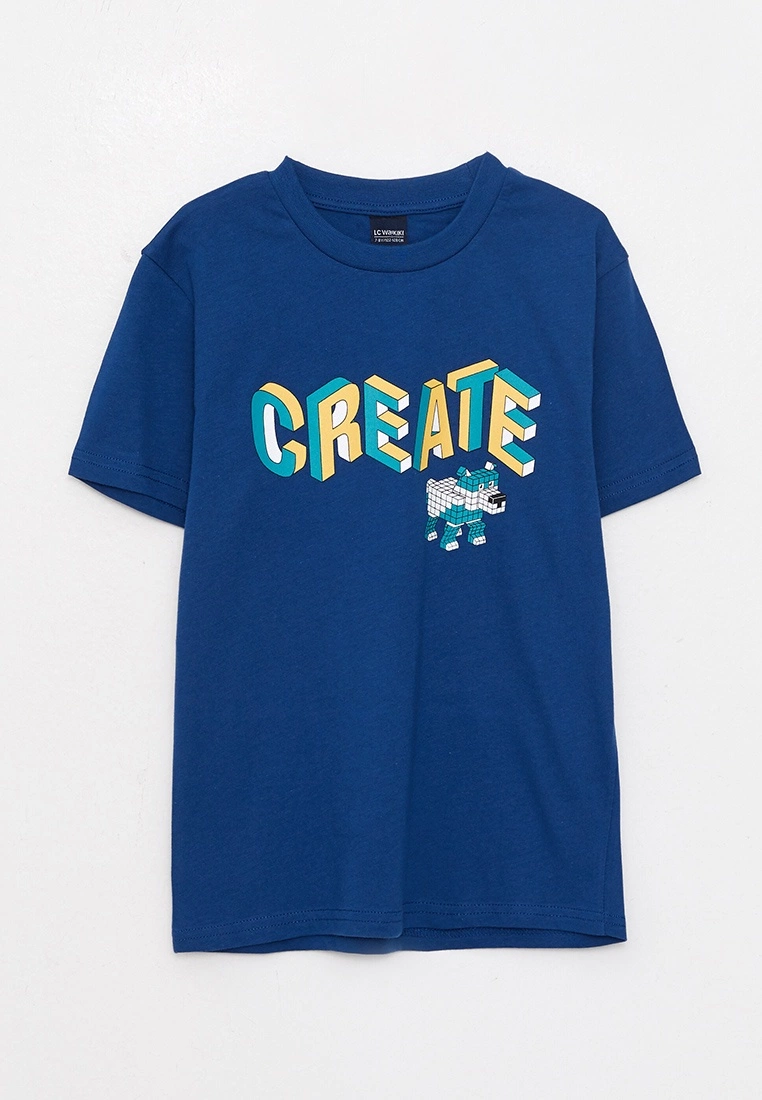 LC WAIKIKI Crew Neck Printed Short Sleeve Cotton Boy T-Shirt 3 LC WAIKIKI Crew Neck Printed Short Sleeve Cotton Boy T-Shirt