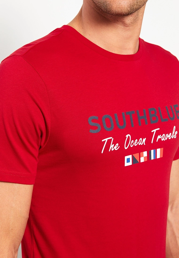 LC WAIKIKI Crew Neck Short Sleeve Printed Combed Cotton Men's T-Shirt 6 LC WAIKIKI Crew Neck Short Sleeve Printed Combed Cotton Men's T-Shirt - Image 4