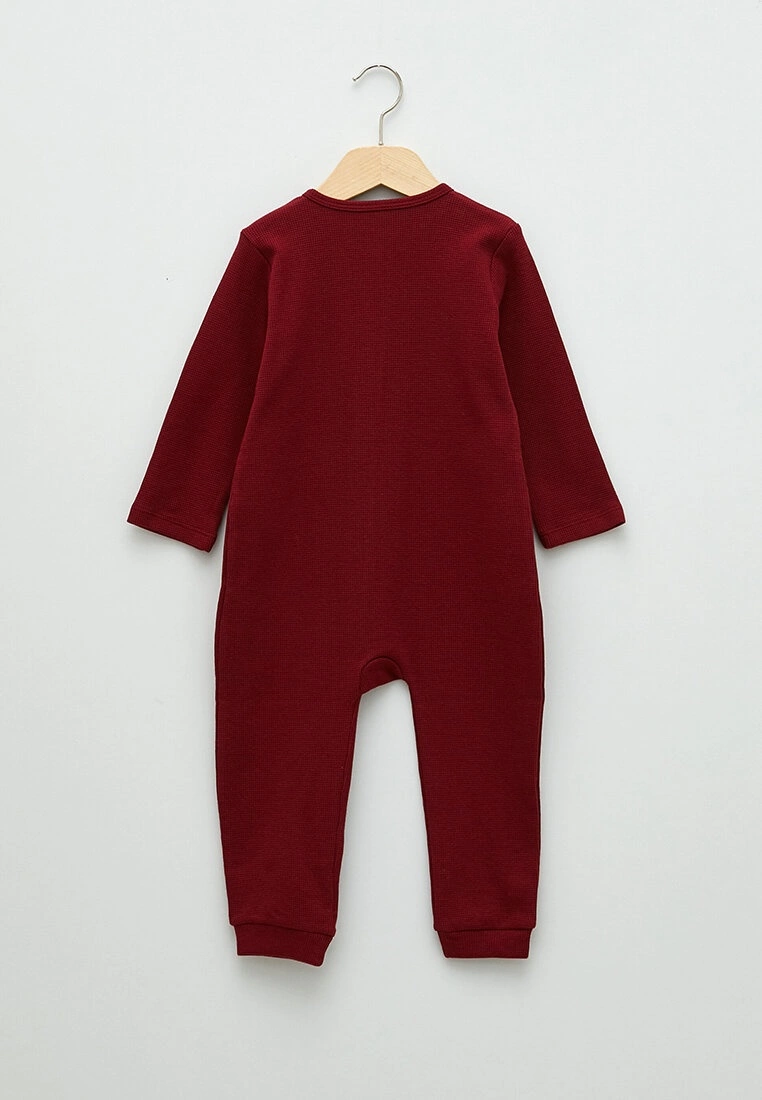 LC WAIKIKI Crew Neck Long Sleeve Basic Baby Girl Rompers 4 LC WAIKIKI Crew Neck Long Sleeve Basic Baby Girl Rompers - Image 2