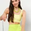 LC WAIKIKI Square Collar Straight Crop Women's Singlet