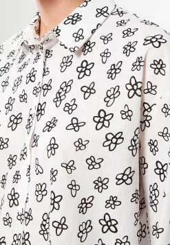 LC WAIKIKI Shirt Collar Patterned Long Sleeve Oversize Cotton Women's Tunic -LC WAIKIKI popular shop lc waikiki 8930 6094036 4