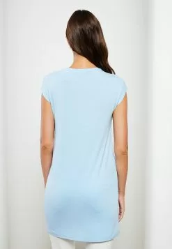 LC WAIKIKI Crew Neck Straight Short Sleeve Women's Tunic -LC WAIKIKI popular shop lc waikiki 8938 5184036 6