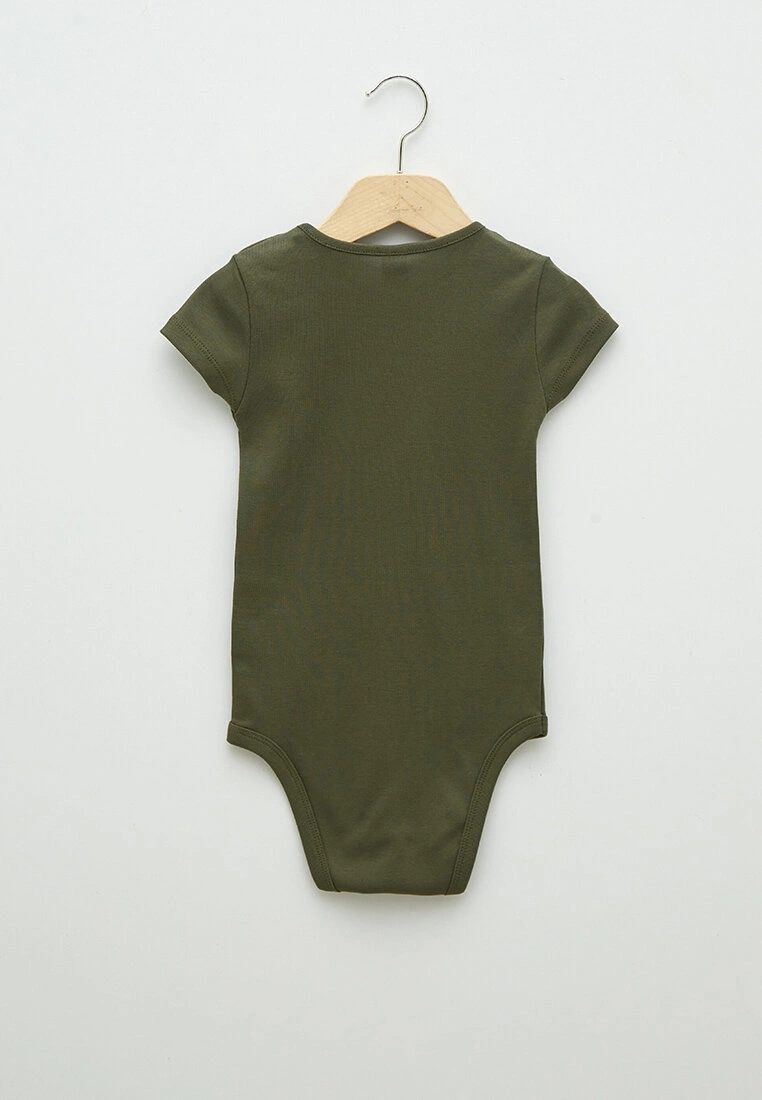 LC WAIKIKI Crew Neck Short Sleeve Printed Baby Girl Body With Snap Fastener 4 LC WAIKIKI Crew Neck Short Sleeve Printed Baby Girl Body With Snap Fastener - Image 2