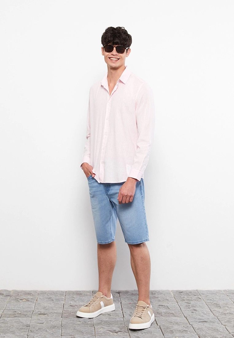 LC WAIKIKI Regular Fit Long Sleeve Poplin Men's Shirt 5 LC WAIKIKI Regular Fit Long Sleeve Poplin Men's Shirt - Image 3