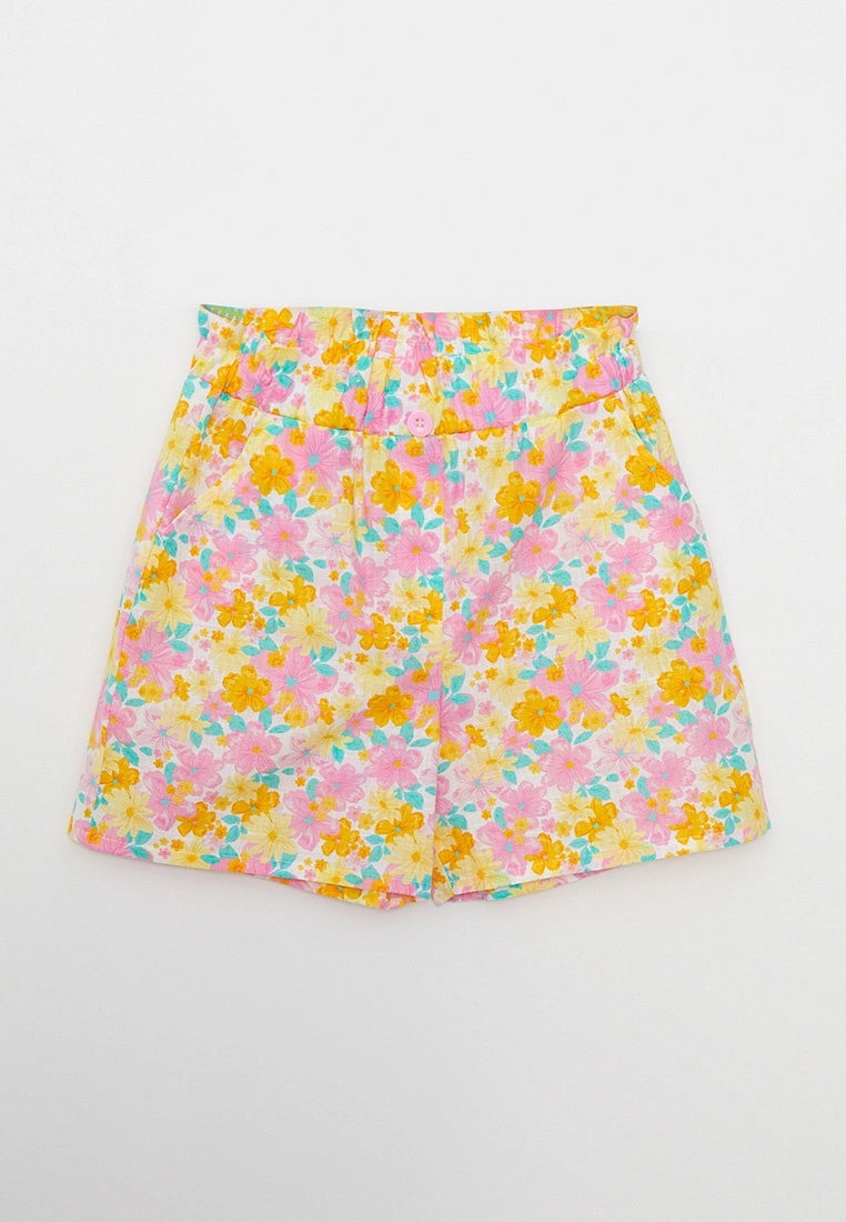 LC WAIKIKI Shirt Collar Patterned Short Sleeve Poplin Girls Shirts And Shorts 6 LC WAIKIKI Shirt Collar Patterned Short Sleeve Poplin Girls Shirts And Shorts - Image 4