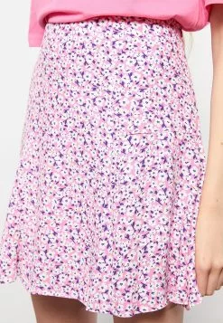 LC WAIKIKI Zippered Waist Floral Viscose Women's Short Skirt -LC WAIKIKI popular shop lc waikiki 8954 4284036 3