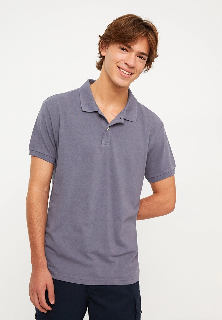 LC WAIKIKI Polo Neck Short Sleeve Men's T-Shirt 3 LC WAIKIKI Polo Neck Short Sleeve Men's T-Shirt