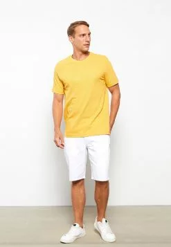 LC WAIKIKI Crew Neck Short Sleeve Pique Men's T-Shirt -LC WAIKIKI popular shop lc waikiki 8956 0505236 3