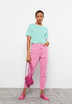 LC WAIKIKI Crew Neck Striped Short Sleeve Women's T-Shirt