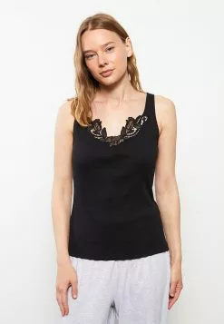 LC WAIKIKI U Neck Embroidered Strap Women Underwear Singlet -LC WAIKIKI popular shop lc waikiki 8963 1692036 2