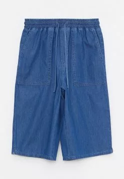 LC WAIKIKI Elastic Waist Straight Pocket Detailed Women's Jean Shorts -LC WAIKIKI popular shop lc waikiki 8968 2908236 5