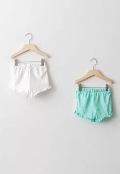 LC WAIKIKI Elastic Waist Basic Baby Girl Shorts 2 Pieces -LC WAIKIKI popular shop lc waikiki 9222 4531236 2