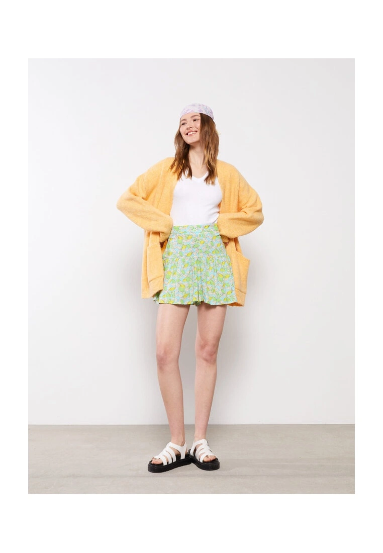 LC WAIKIKI Patterned Viscose Mini Skirt 6 LC WAIKIKI Patterned Viscose Mini Skirt - Image 4