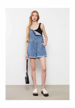 LC WAIKIKI Square Collar Denim Dungaree -LC WAIKIKI popular shop lc waikiki 9240 2678726 4