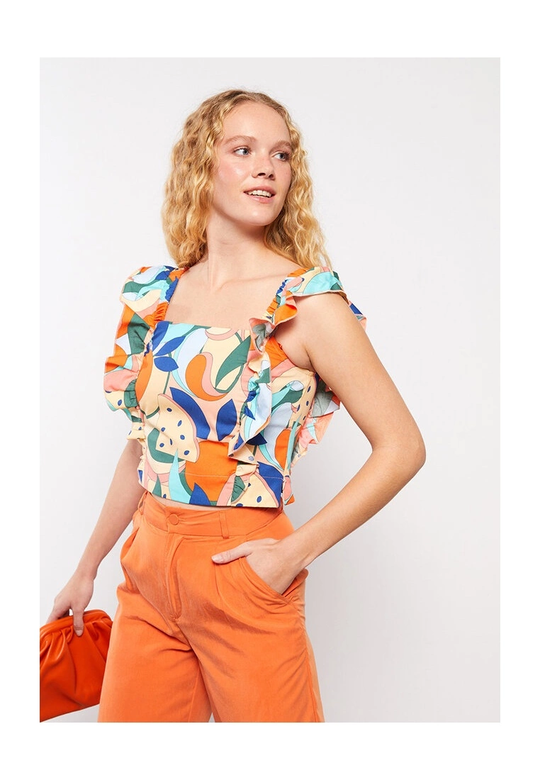 LC WAIKIKI Sleeveless Poplin Women's Top 6 LC WAIKIKI Sleeveless Poplin Women's Top - Image 4