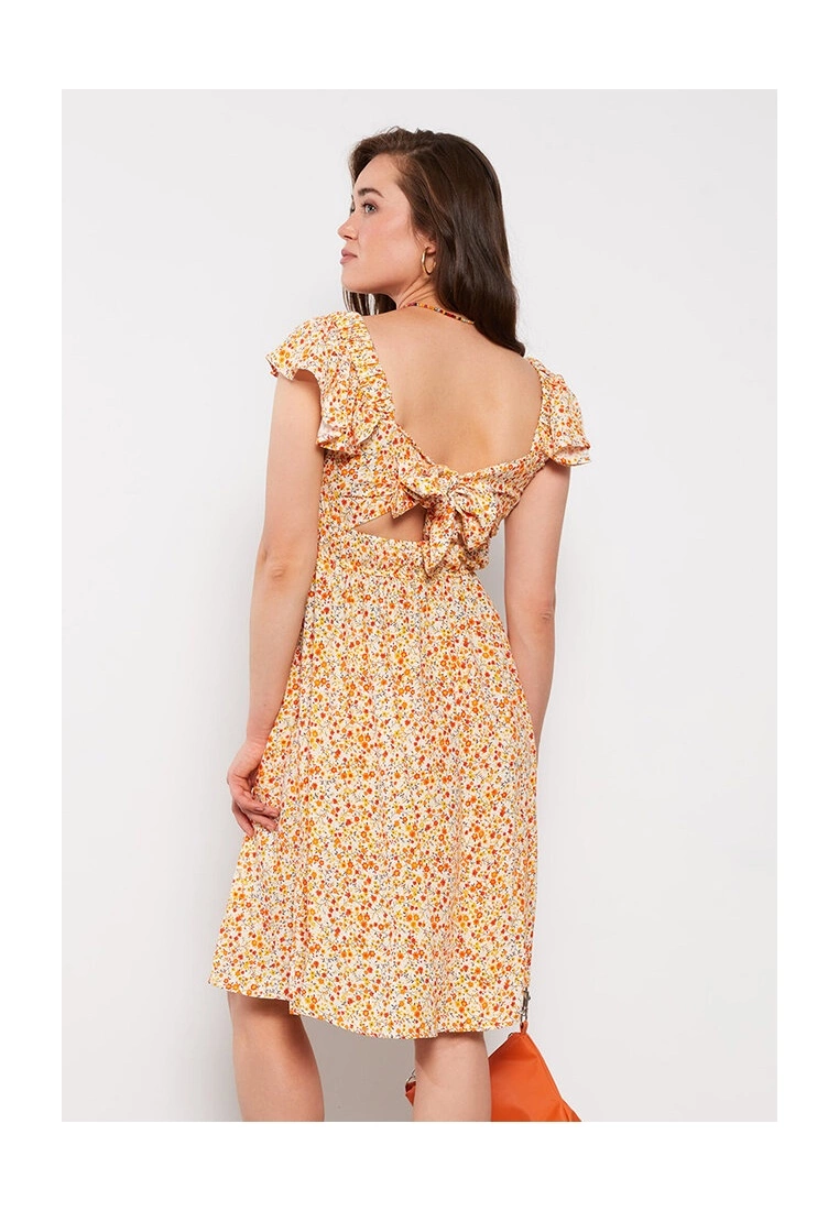 LC WAIKIKI Square Neck Viscose Maternity Dress 4 LC WAIKIKI Square Neck Viscose Maternity Dress - Image 2