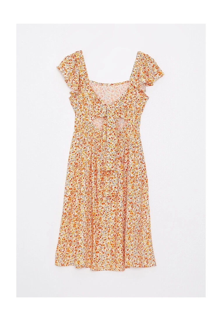 LC WAIKIKI Square Neck Viscose Maternity Dress 9 LC WAIKIKI Square Neck Viscose Maternity Dress - Image 7