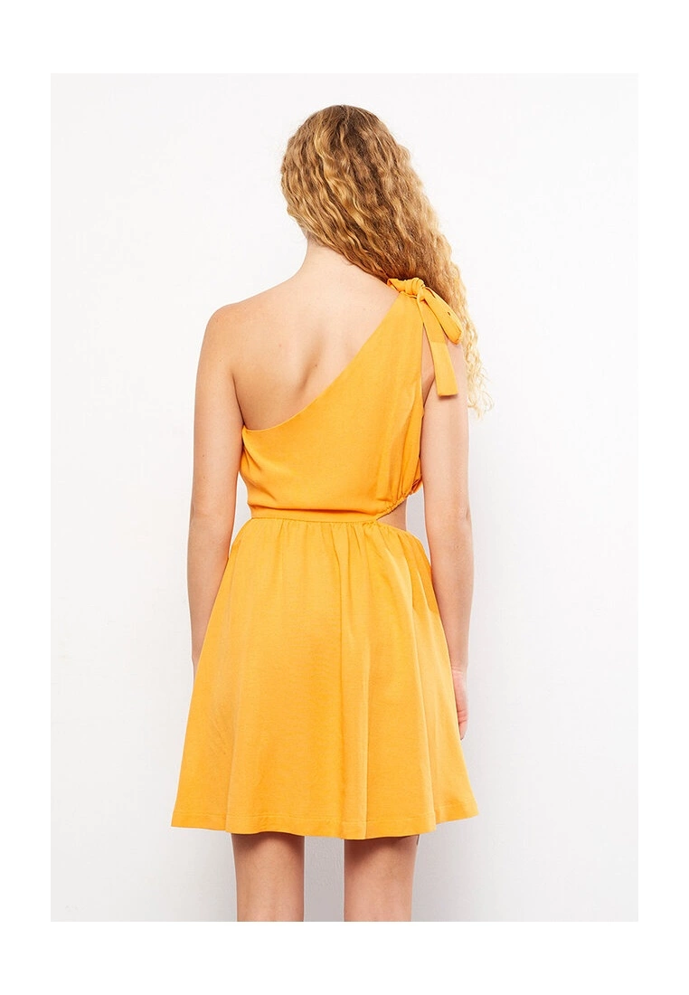 LC WAIKIKI One Shoulder Straight Women's Dress 4 LC WAIKIKI One Shoulder Straight Women's Dress - Image 2