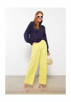 LC WAIKIKI High Waist Standard Fit Women's Trousers -LC WAIKIKI popular shop lc waikiki 9300 2016726 5