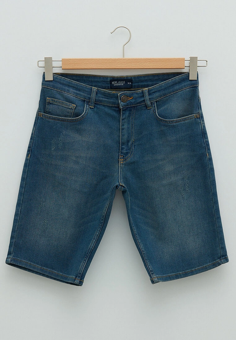 LC WAIKIKI Standard Fit Men's Jean Shorts 7 LC WAIKIKI Standard Fit Men's Jean Shorts - Image 5